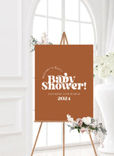 Load image into Gallery viewer, Retro Baby Shower Sign
